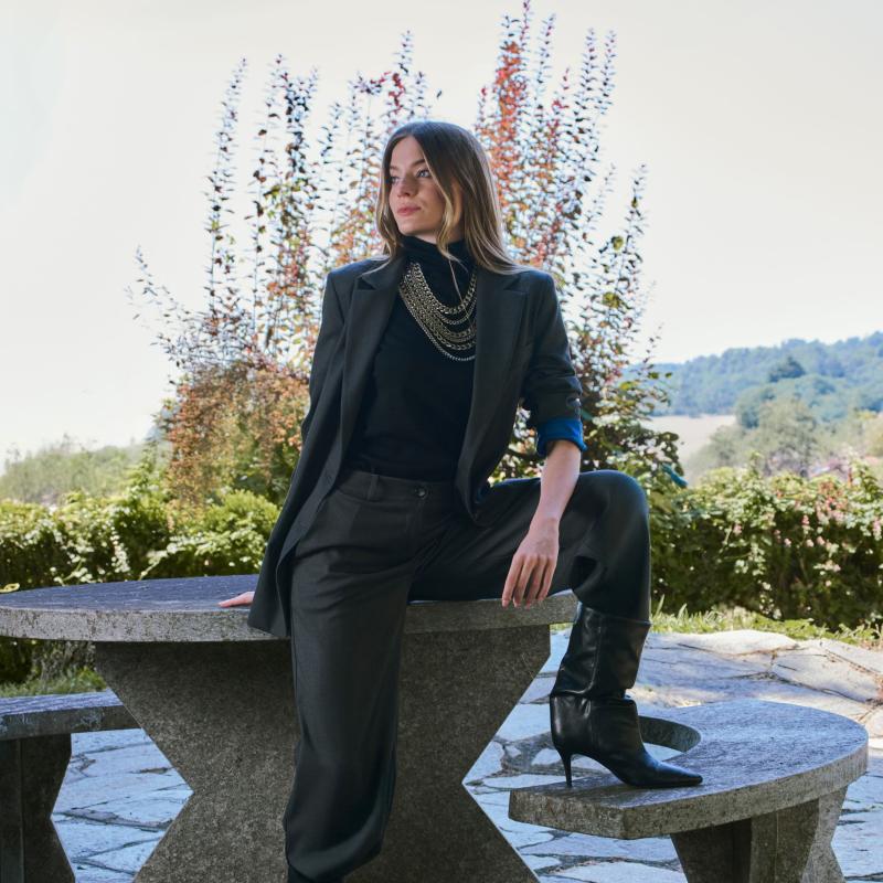 Spencer Clothing - Outfit giacca Tokio con dolcevita sottogiacca e pantalone Kart
