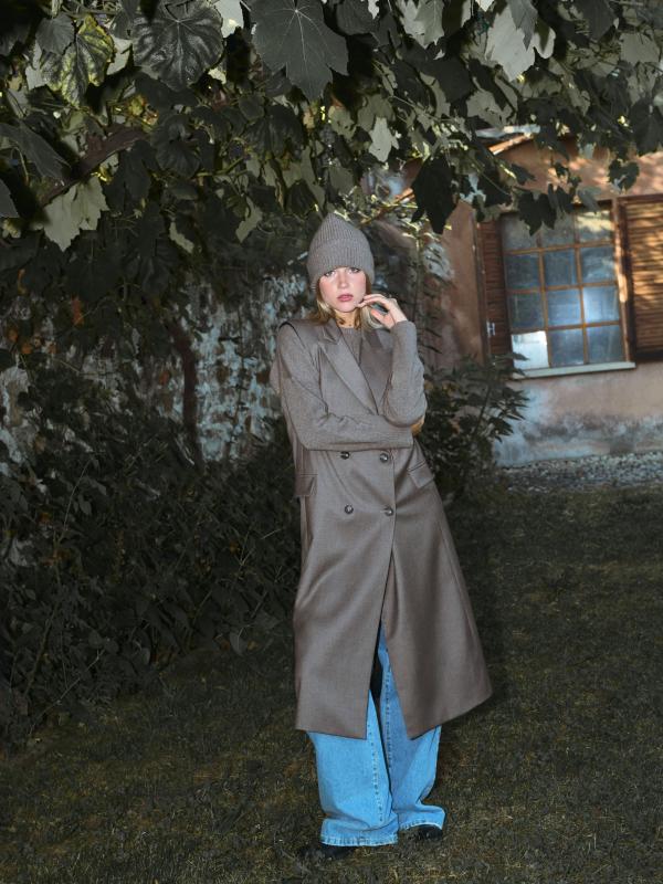 Spencer Clothing - Outfit gilet Nemo, maglia girocollo e cappello in lana