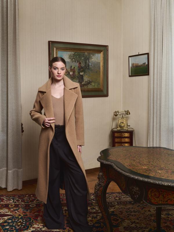 Spencer Clothing - Outfit pantalone Grisù, body misto lana e cappotto Bing